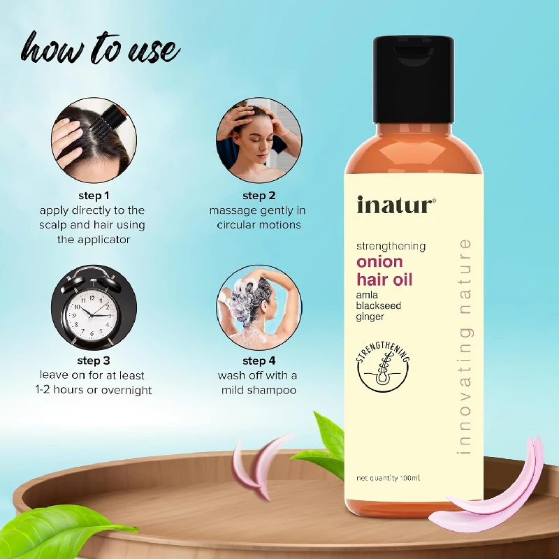 Inatur Onion Hair Oil, 100 ml-6.webp